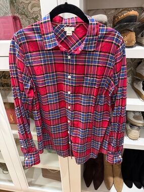 J. Crew Plaid Button Down